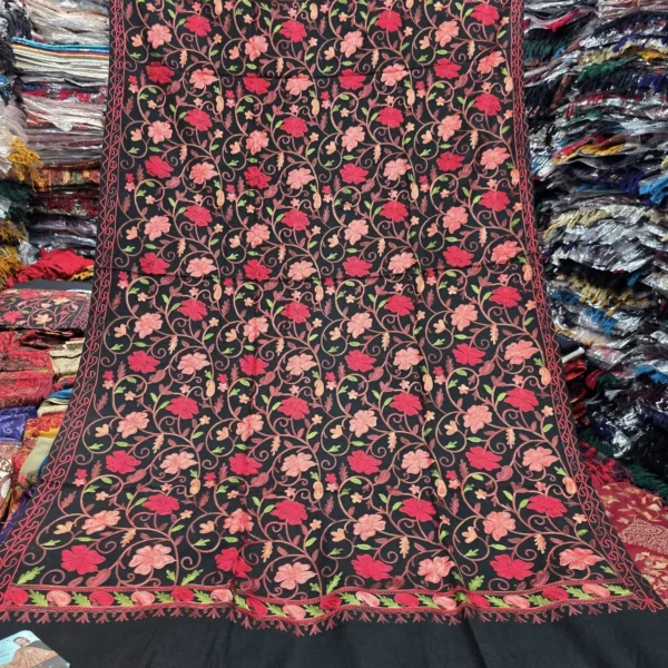 Stunning Black Kashmiri Shawl