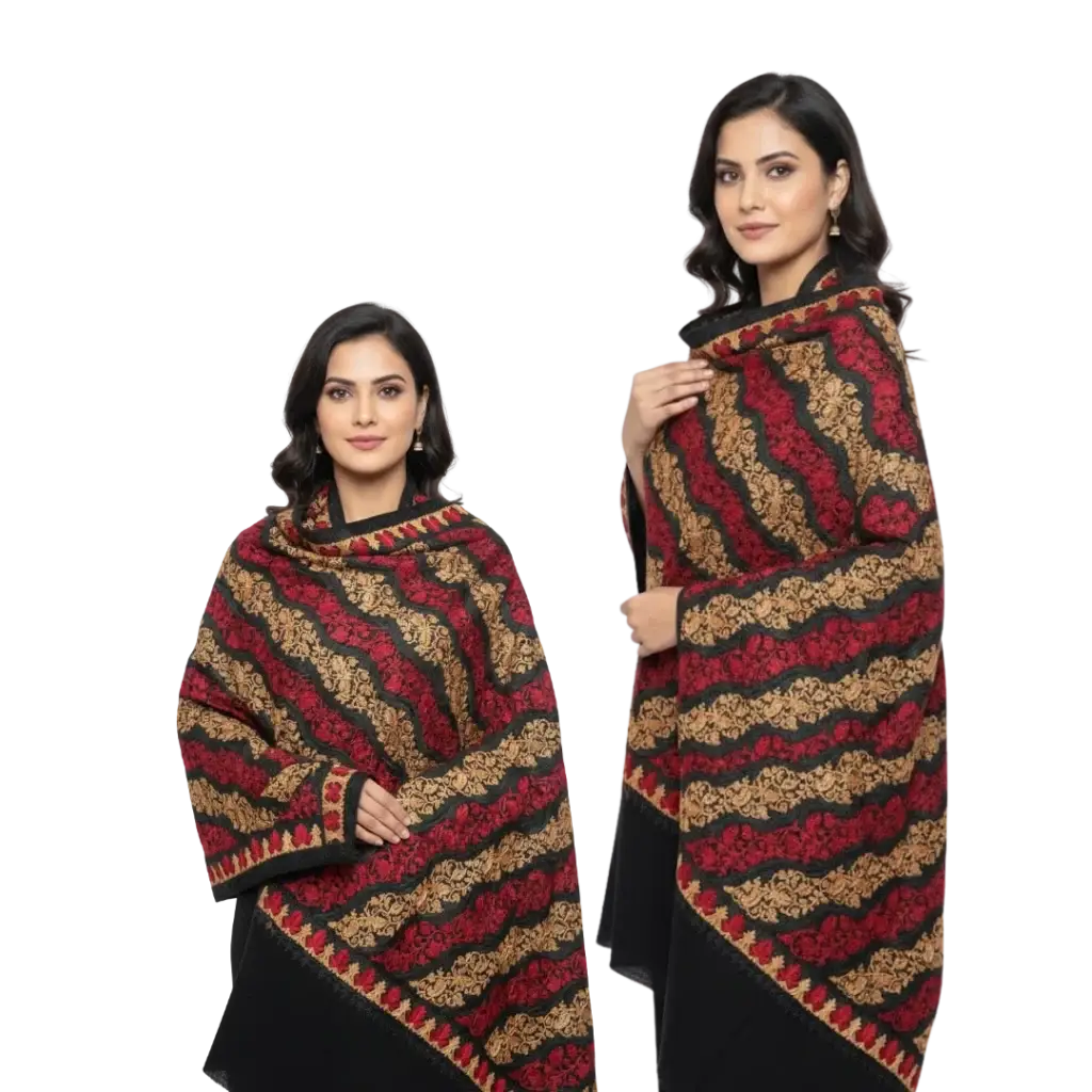 Kashmiri Shawl - (Code Ruba )