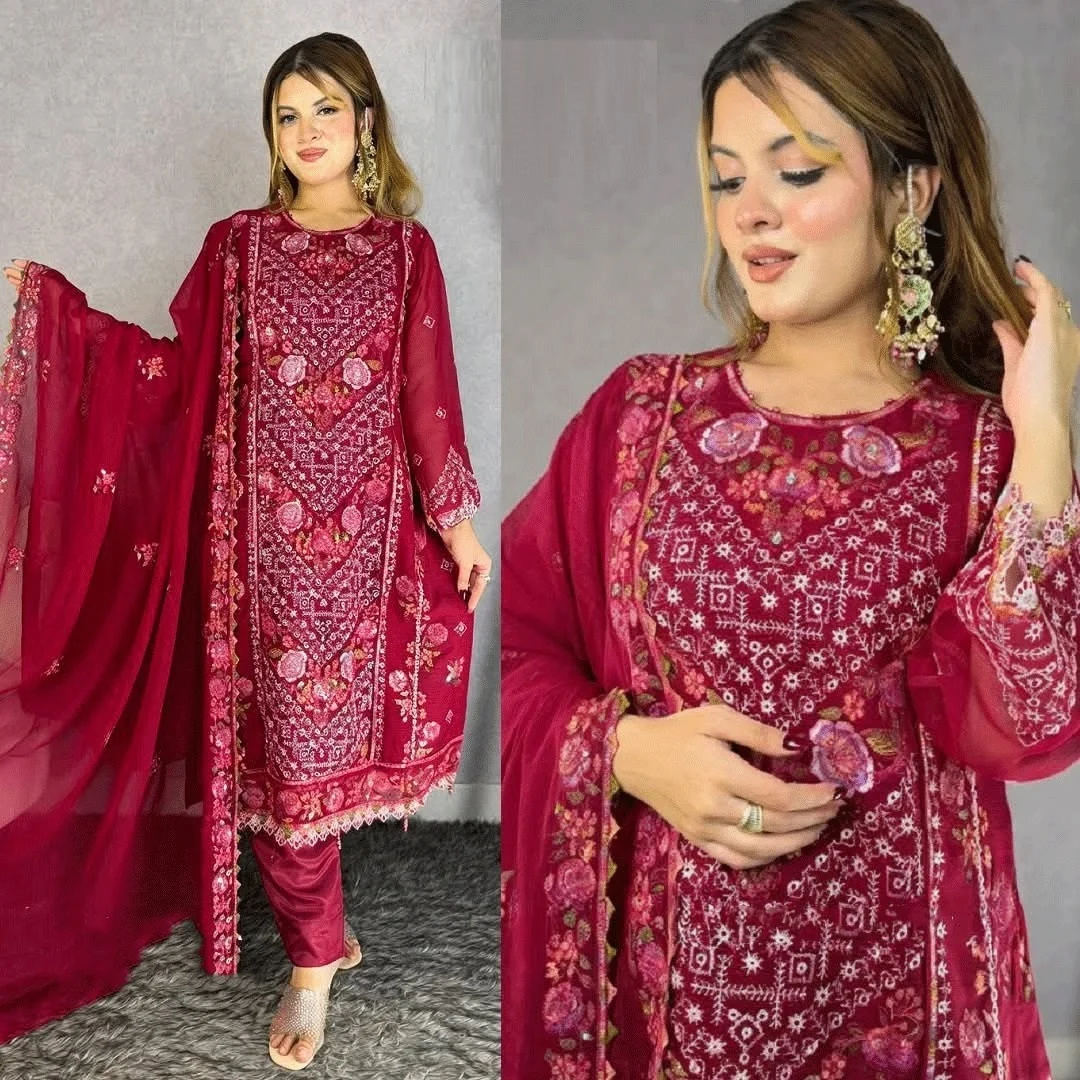 UN3292-2490 Premium Georgette Dress - Un3292 - Image 1