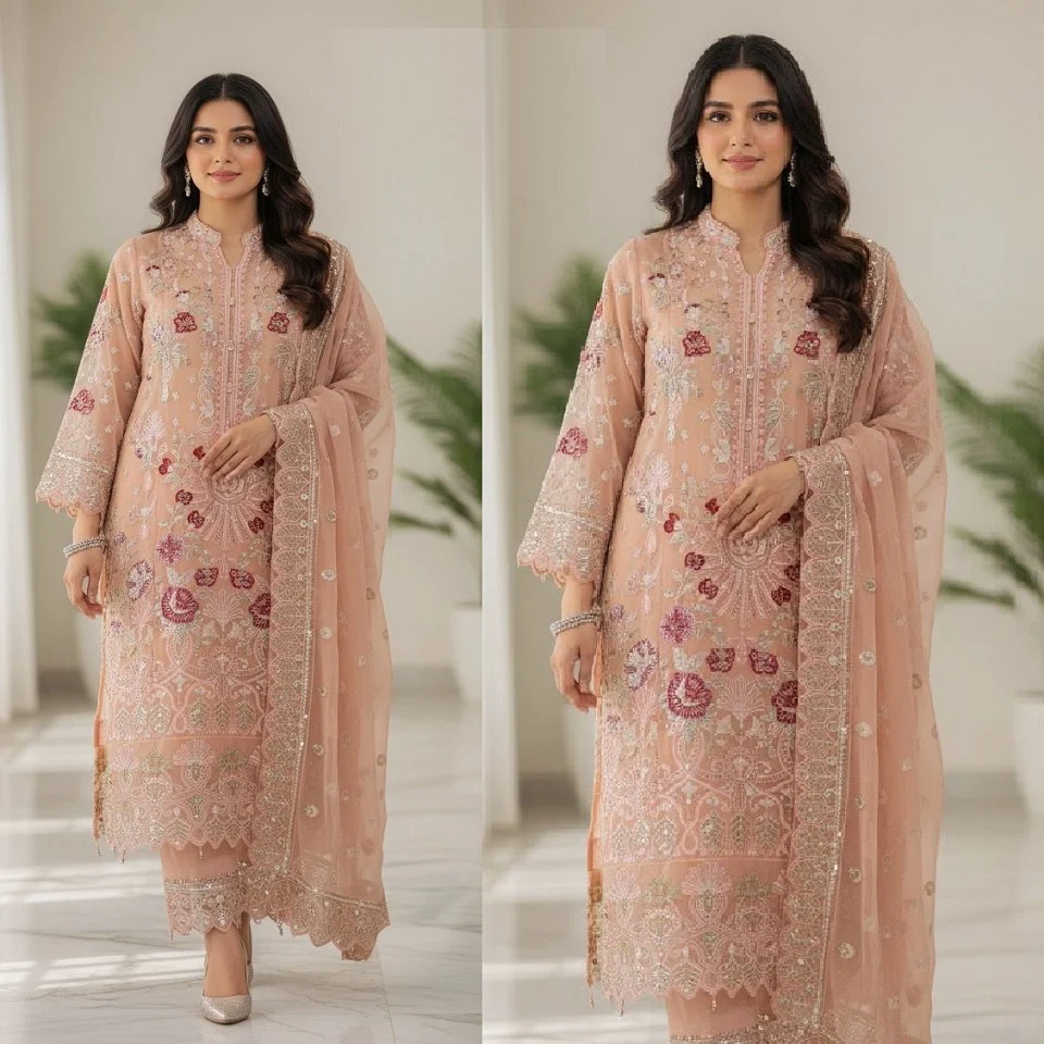 UN3409-2290 Premium Georgette Dress - Un3409 - Image 1