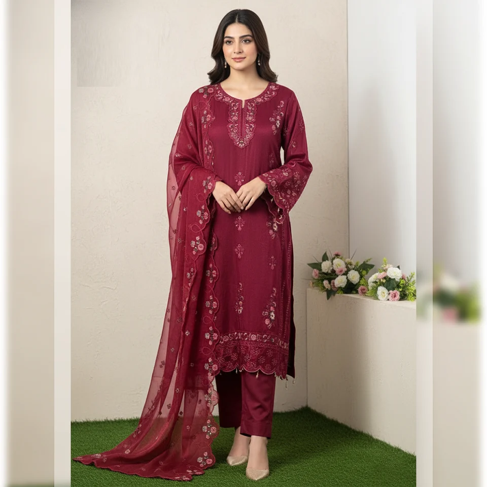 UN3470-2290 Premium Georgette Dress - Un3470 - Image 1